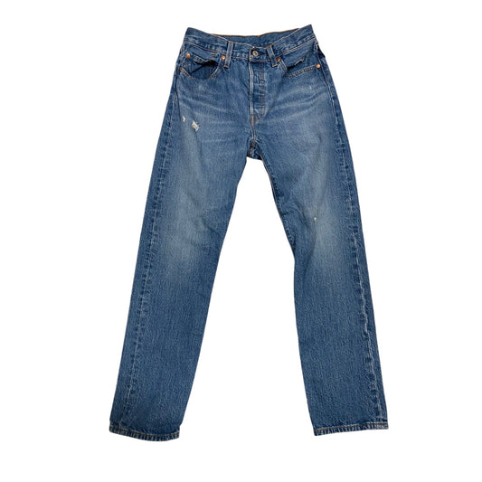 Jeans Straight By Levis In Blue Denim, Size: 6