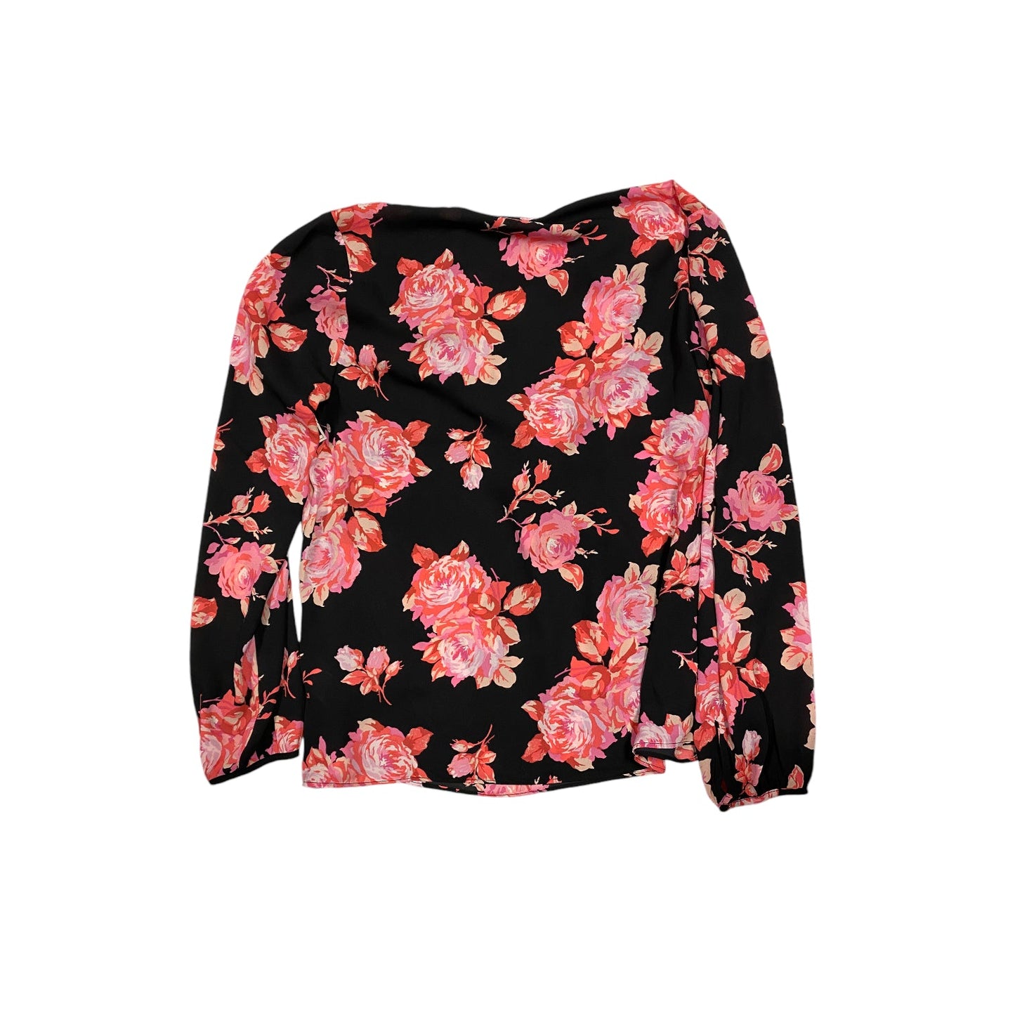 Top Long Sleeve By J. Crew In Floral Print, Size: S