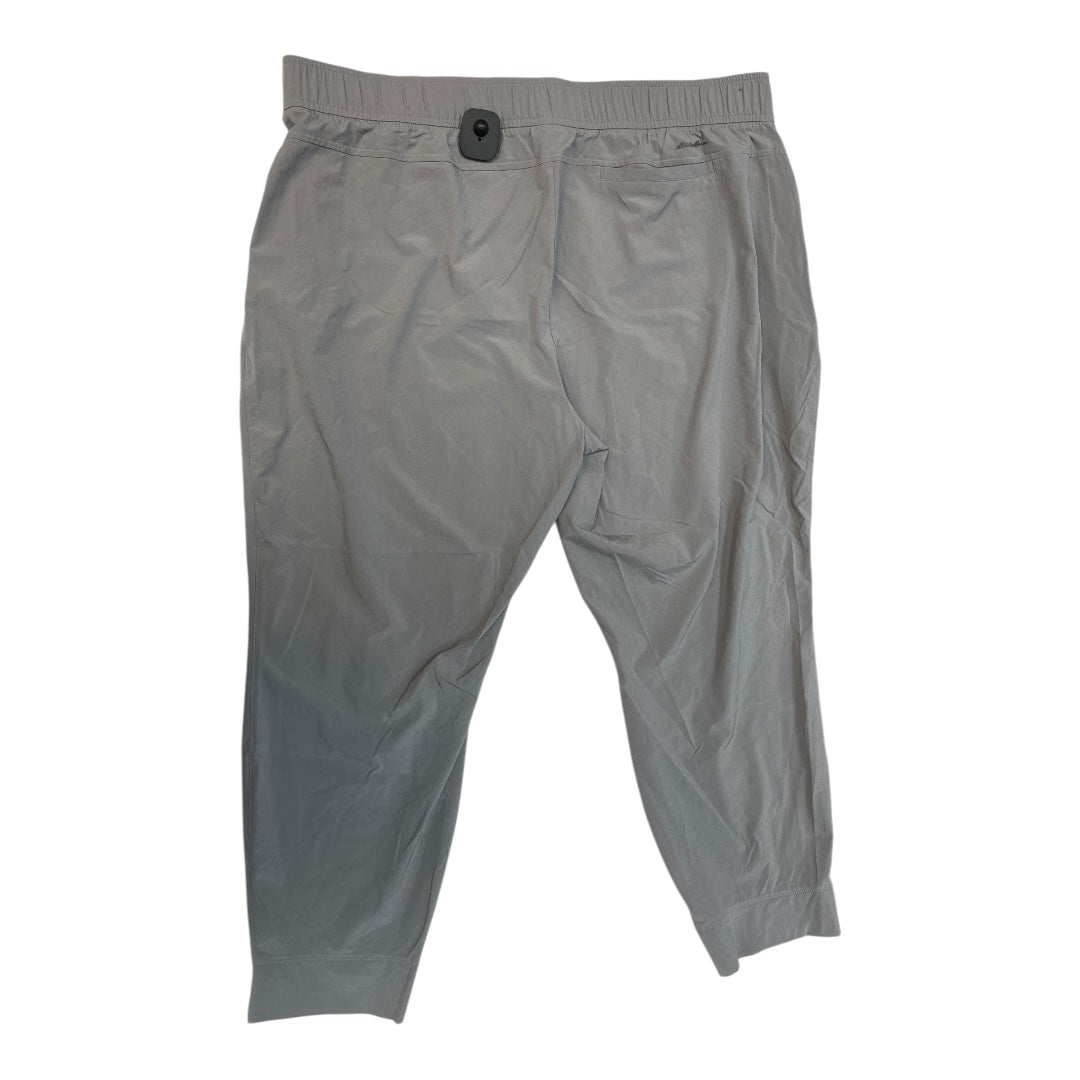 Athletic Pants By Eddie Bauer In Grey, Size: 2x