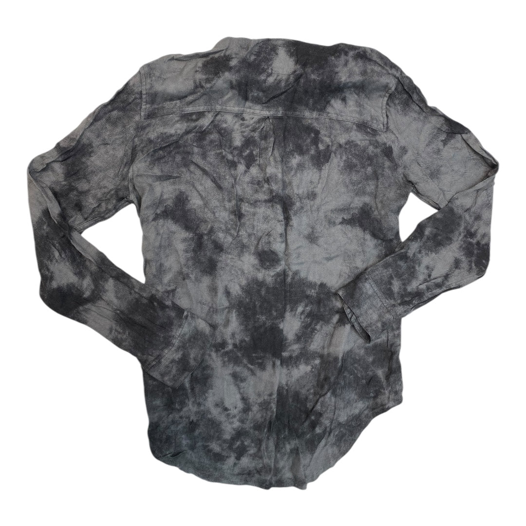 Top Long Sleeve By Rails In Grey, Size: S