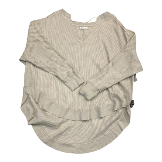 Top Long Sleeve By We The Free In Beige, Size: Xl