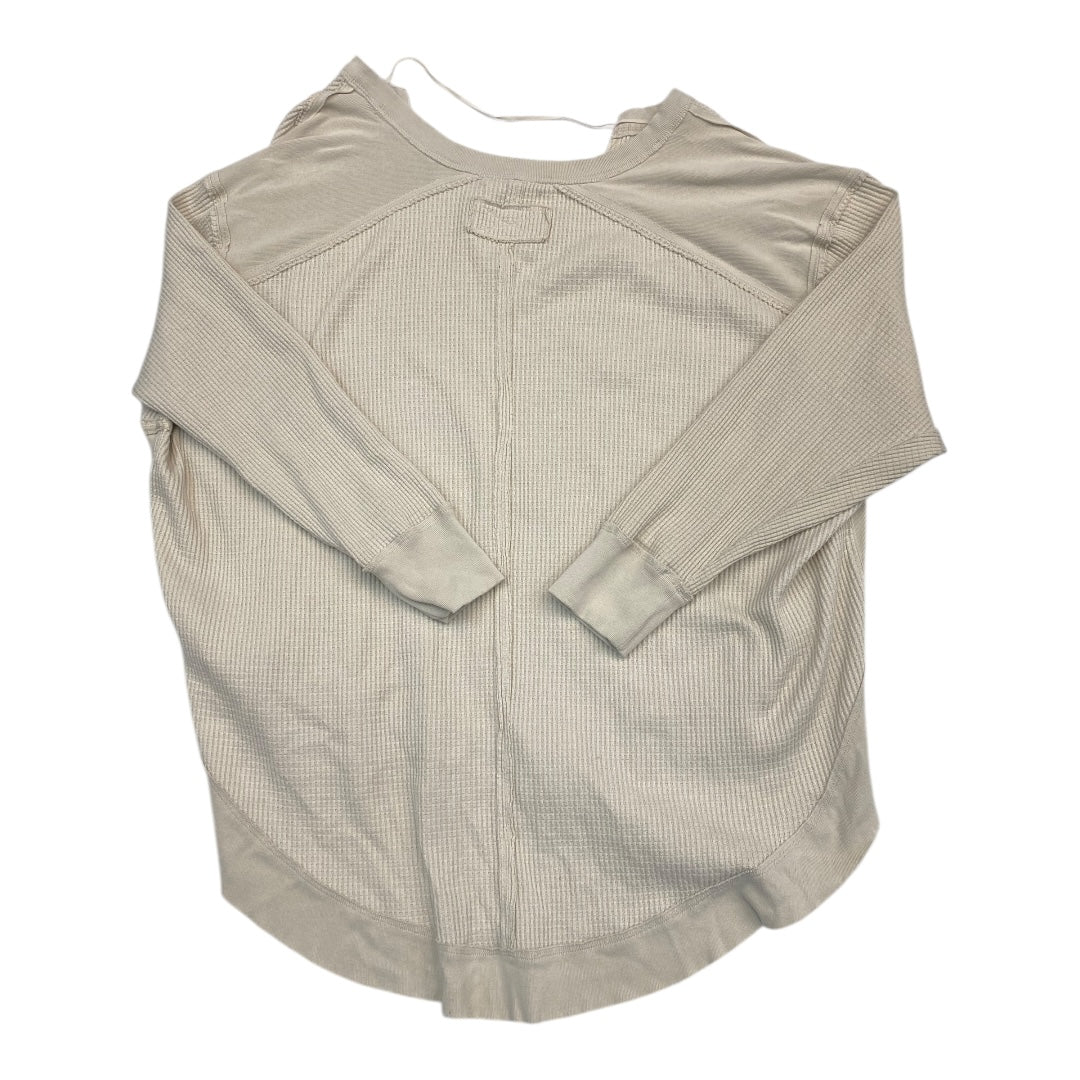 Top Long Sleeve By We The Free In Beige, Size: Xl