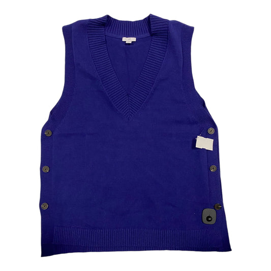 Vest Sweater By J. Jill In Purple, Size: M