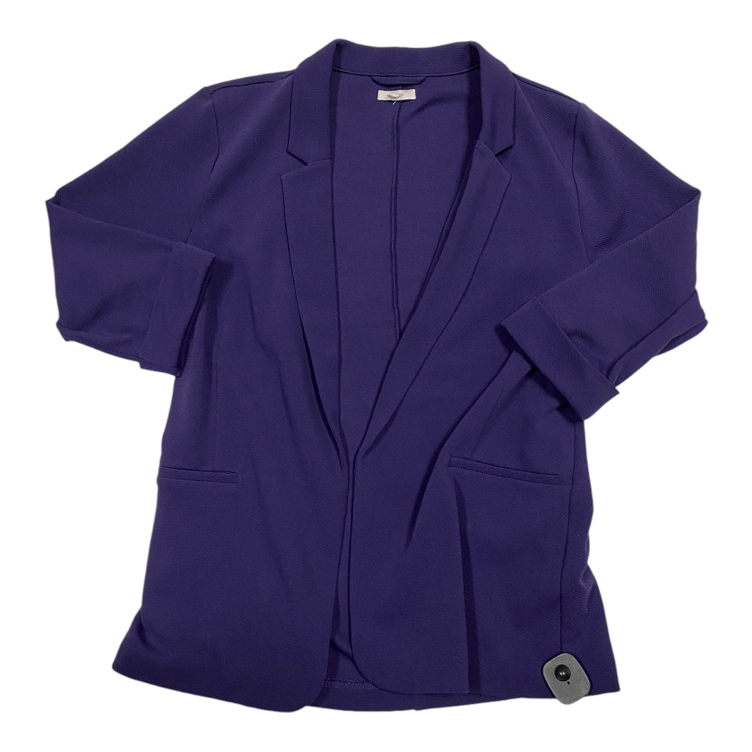 Blazer By Maurices In Purple, Size: 1x