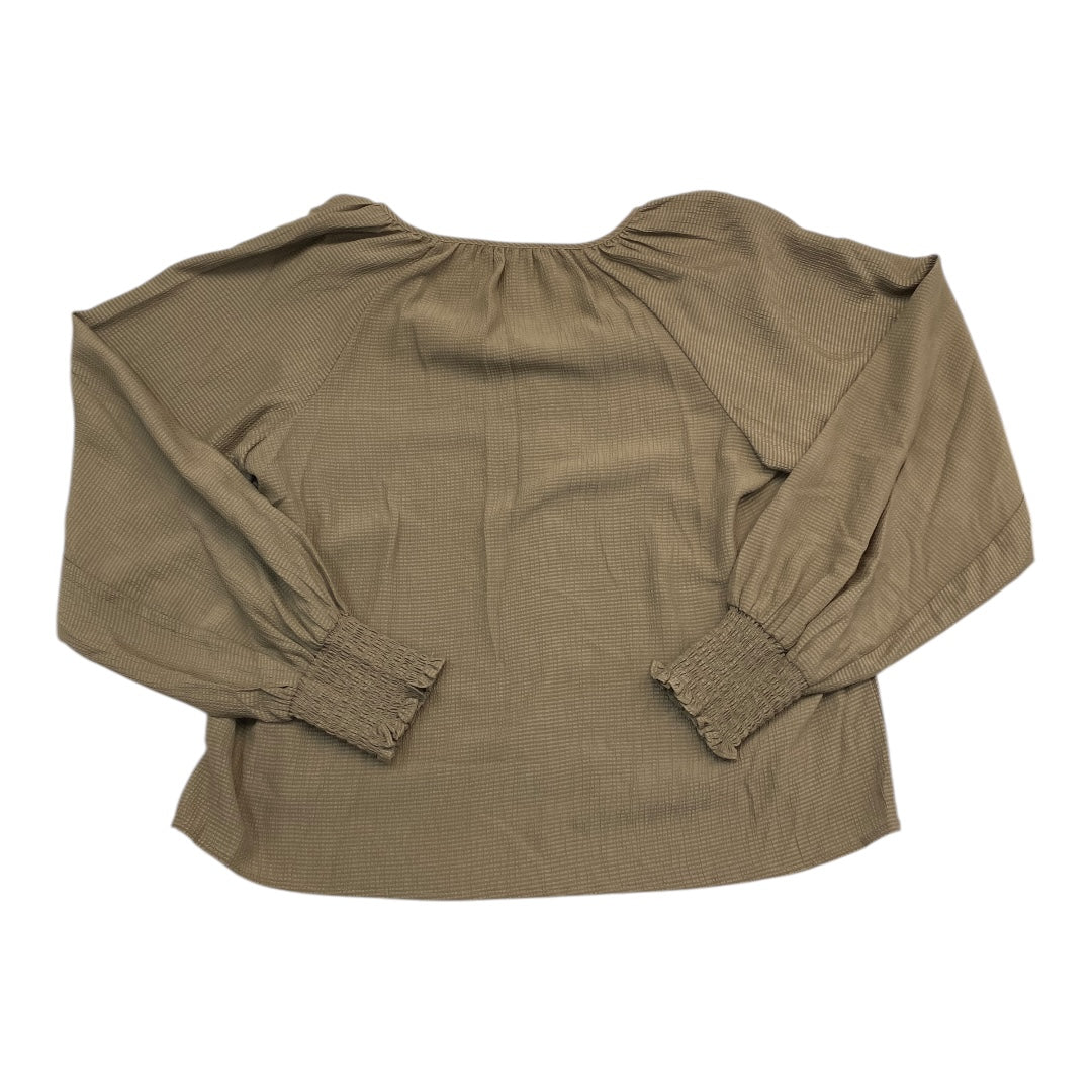 Top Long Sleeve By Sanctuary In Brown, Size: L