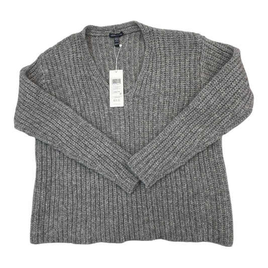 Sweater Designer By Eileen Fisher In Grey, Size: Xxs