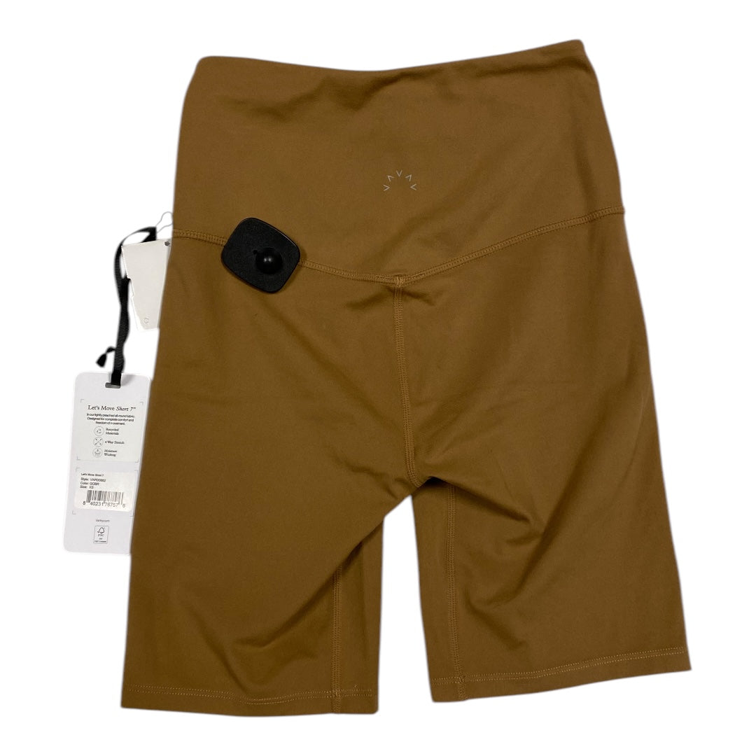 Athletic Shorts By Varley In Brown, Size: Xs