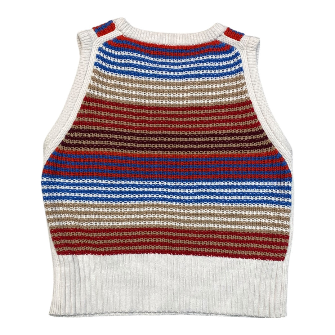 Vest Sweater By Loft In Multi-colored, Size: L