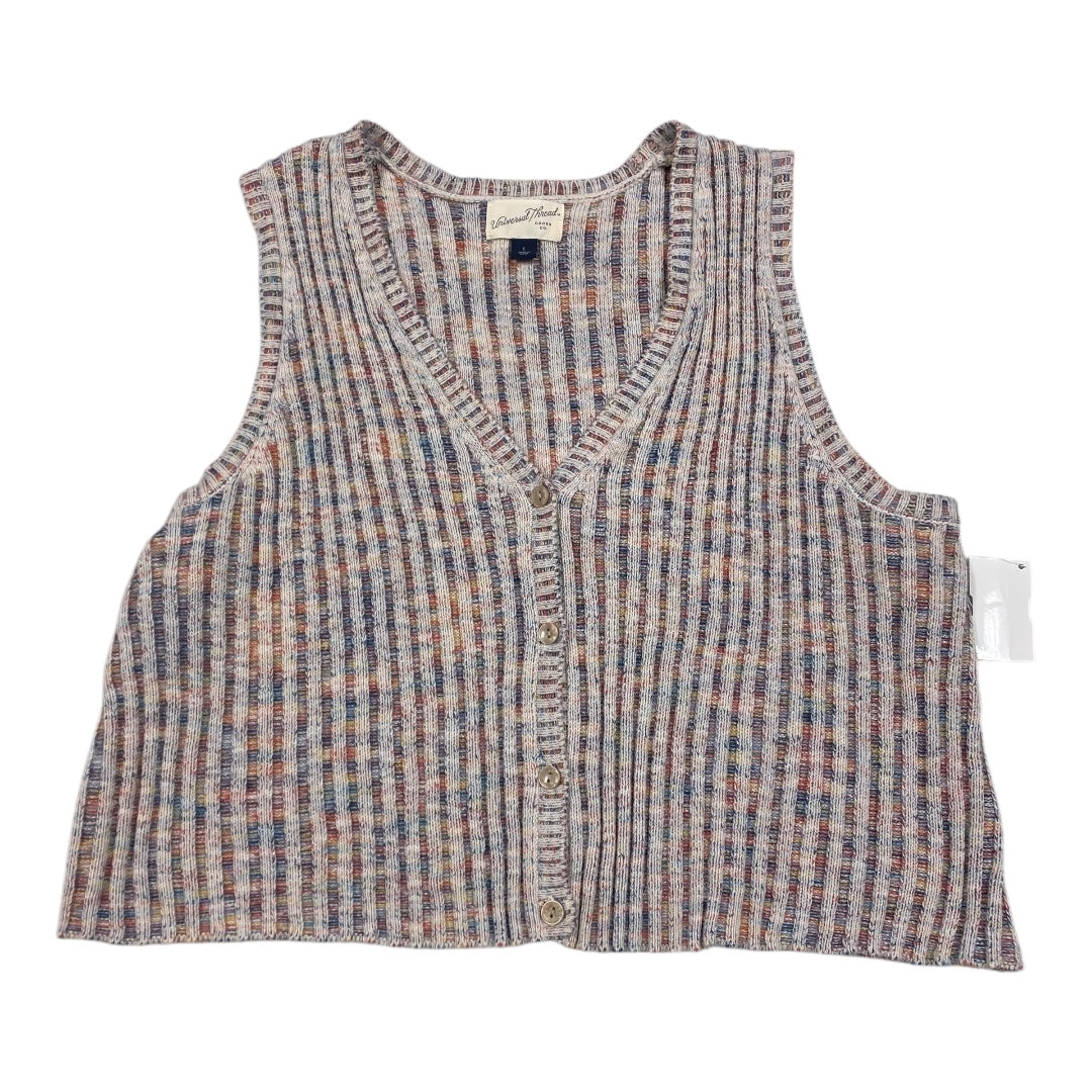 Vest Sweater By Universal Thread In Multi-colored, Size: L