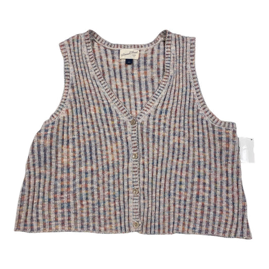 Vest Sweater By Universal Thread In Multi-colored, Size: L