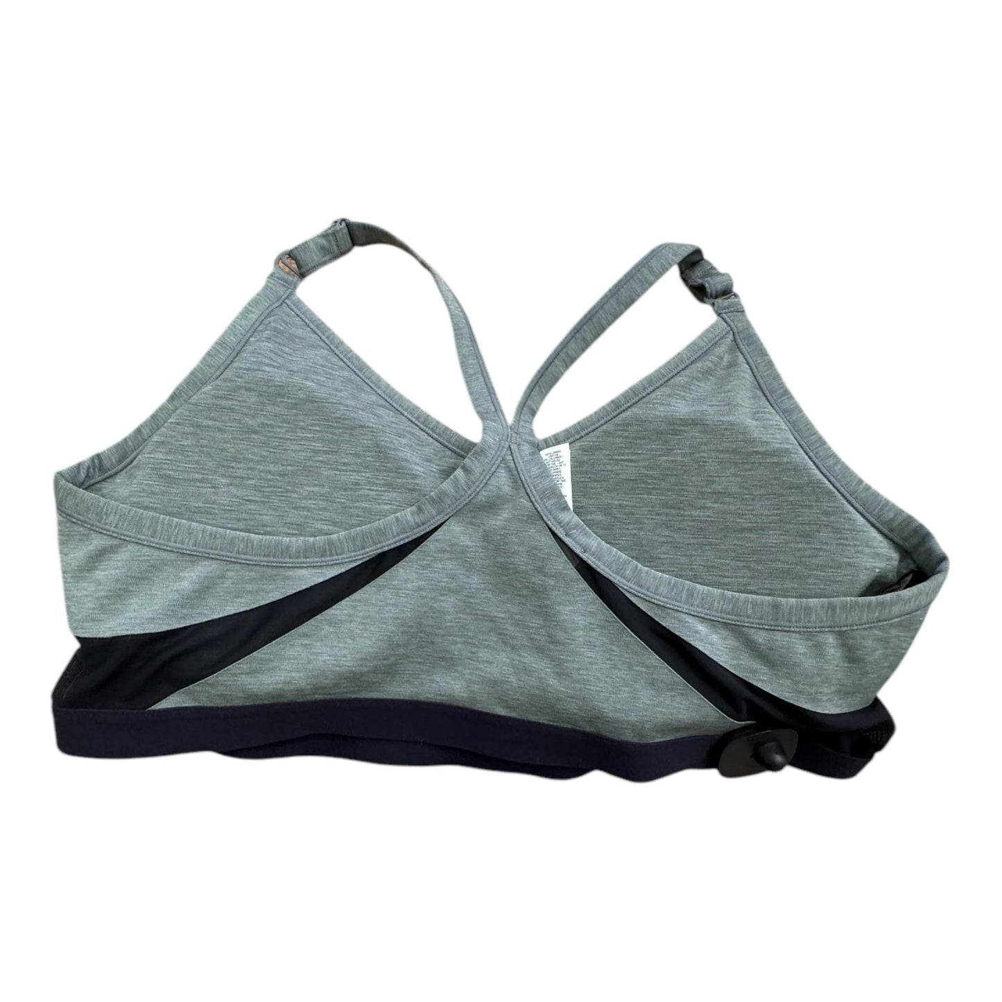 Athletic Bra By Nike In Black & Grey, Size: 3x