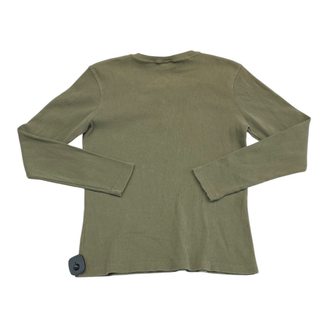 Top Long Sleeve By Carhartt In Green, Size: L