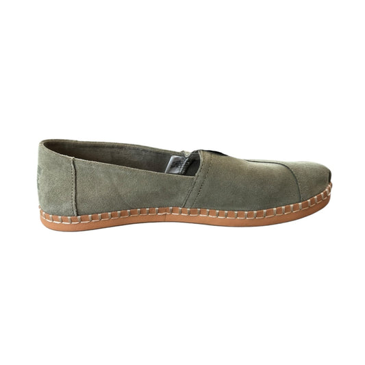 Shoes Flats By Toms In Green, Size: 9.5