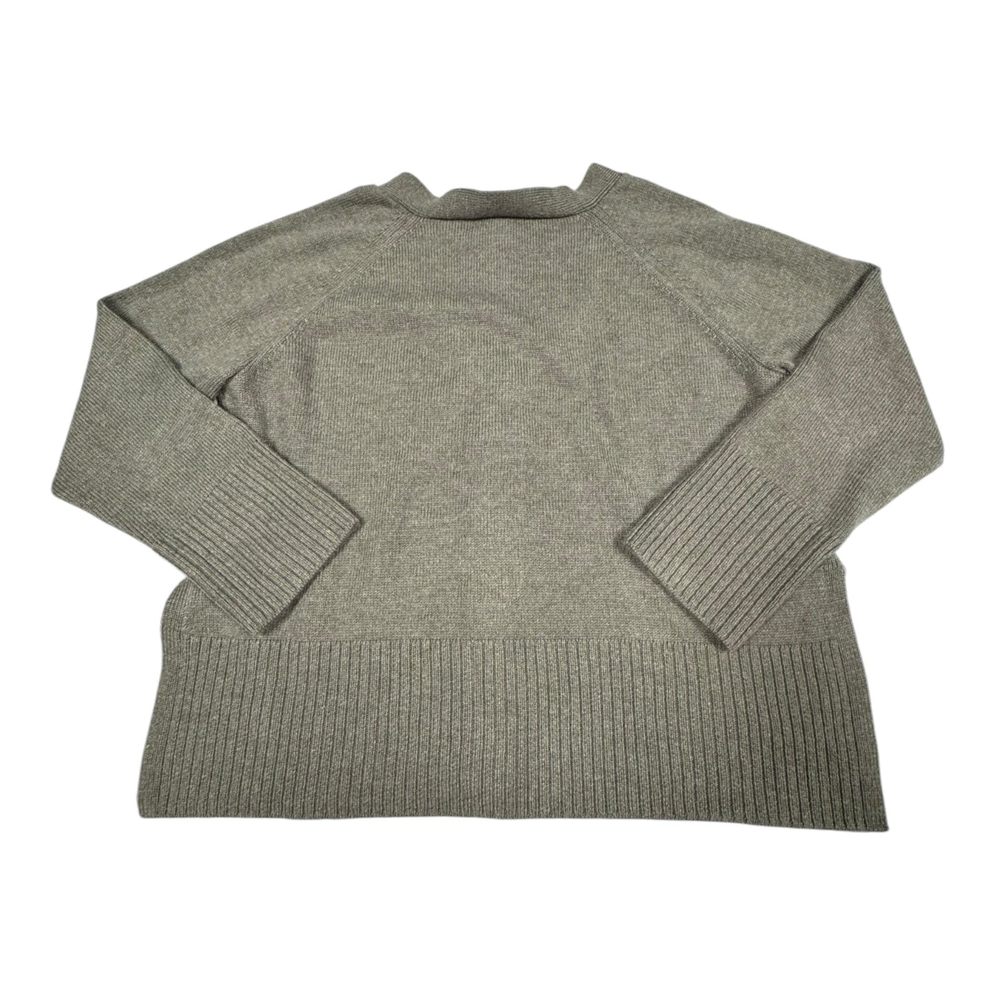 Sweater Cardigan By H&m In Green, Size: S