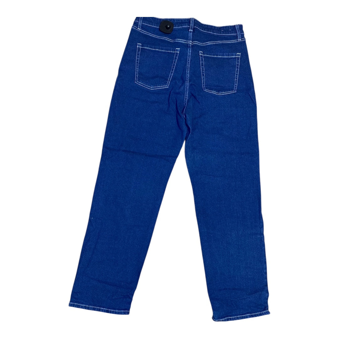 Jeans Straight By Wild Fable In Blue Denim, Size: 12