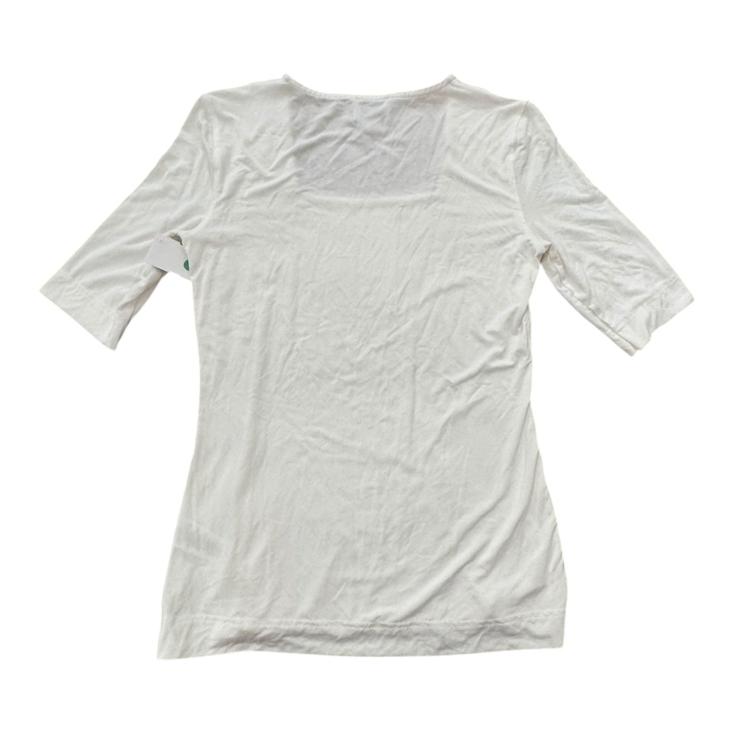 Top Short Sleeve By Elie Tahari In White, Size: Xs