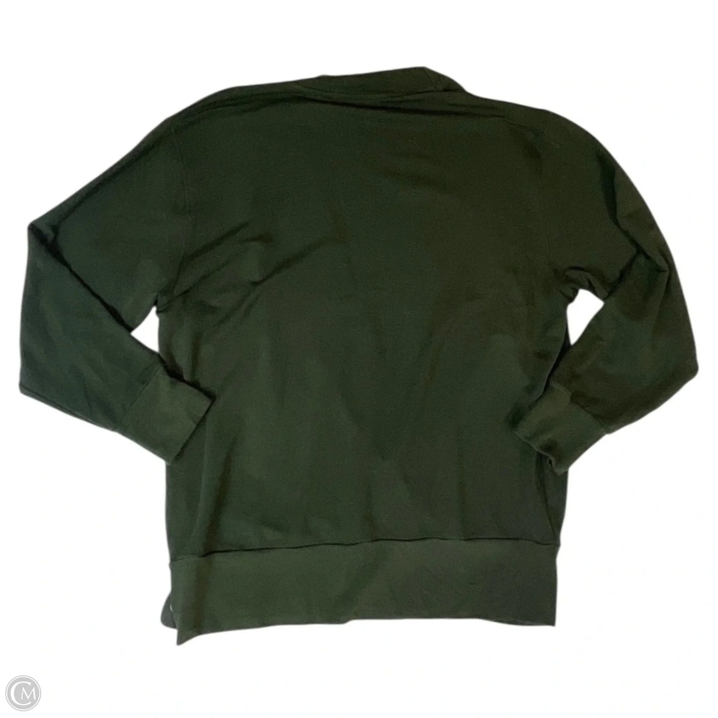 Athletic Top Long Sleeve Crewneck By Athleta In Green, Size: L