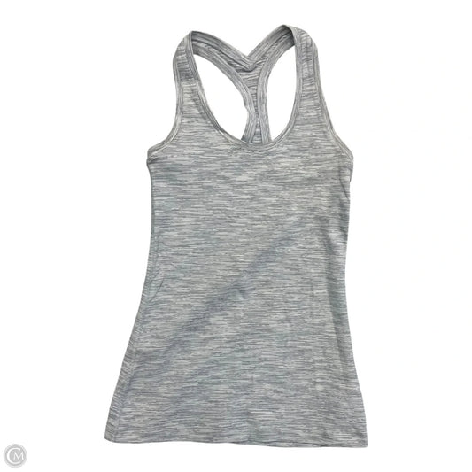 Athletic Tank Top By Lululemon In Grey, Size: S