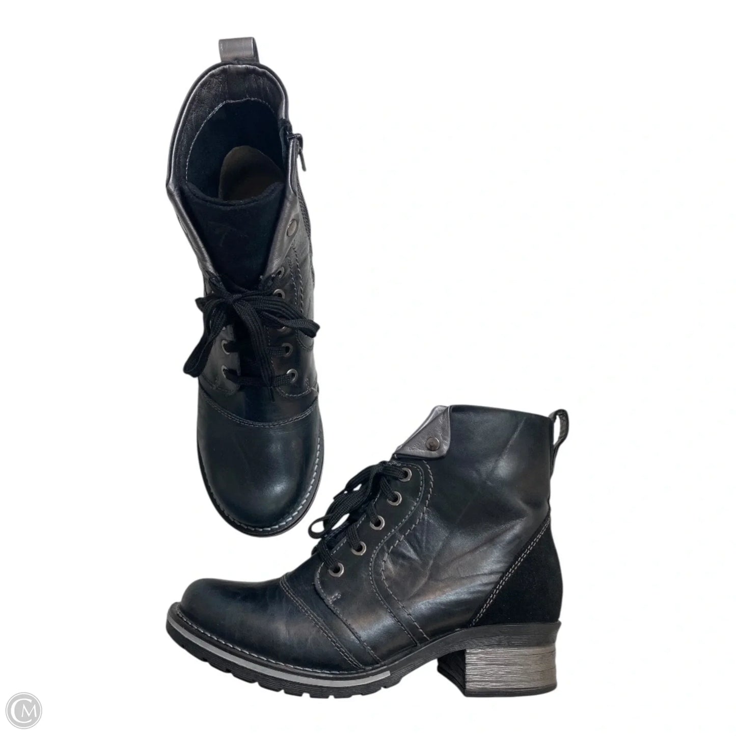 Boots Leather By DROMEDARIS In Black, Size: 7.5