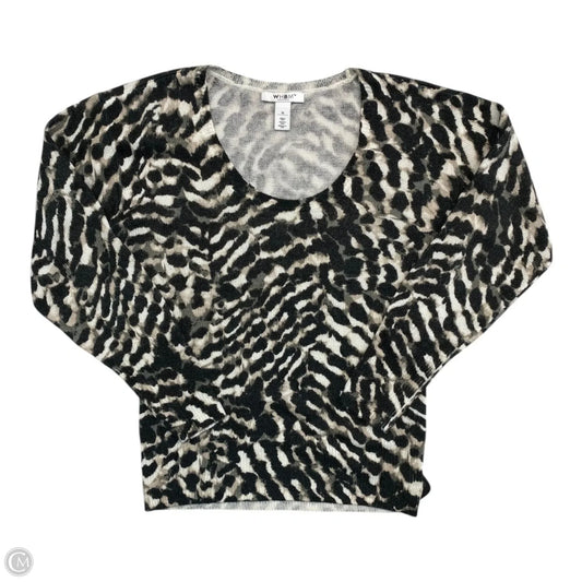 Sweater By White House Black Market In Animal Print, Size: M