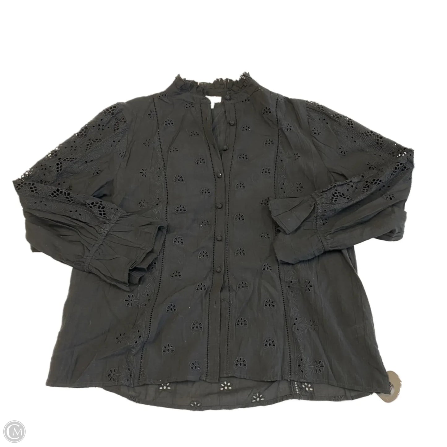 Top Long Sleeve By Sundance In Black, Size: Mp