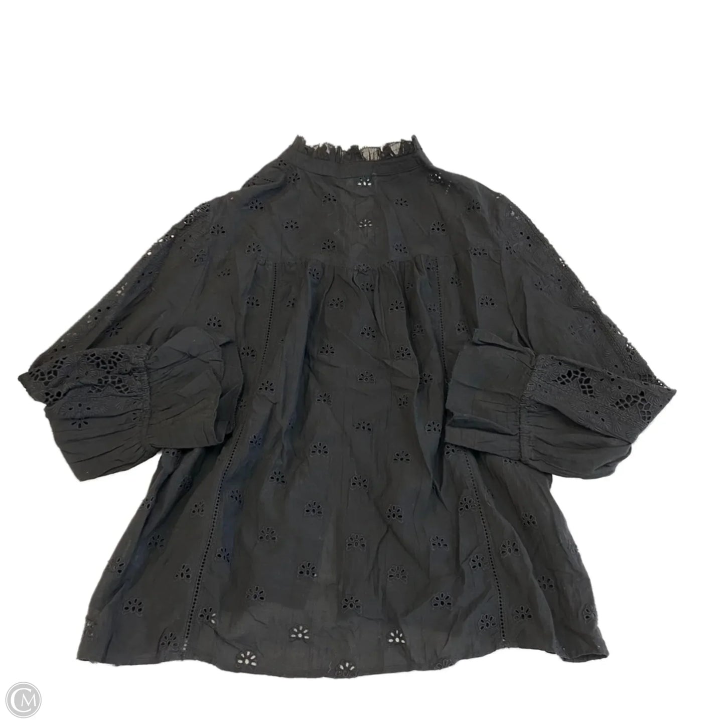 Top Long Sleeve By Sundance In Black, Size: Mp