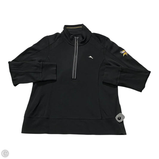 Athletic Sweatshirt Collar By Tommy Bahama In Black, Size: L