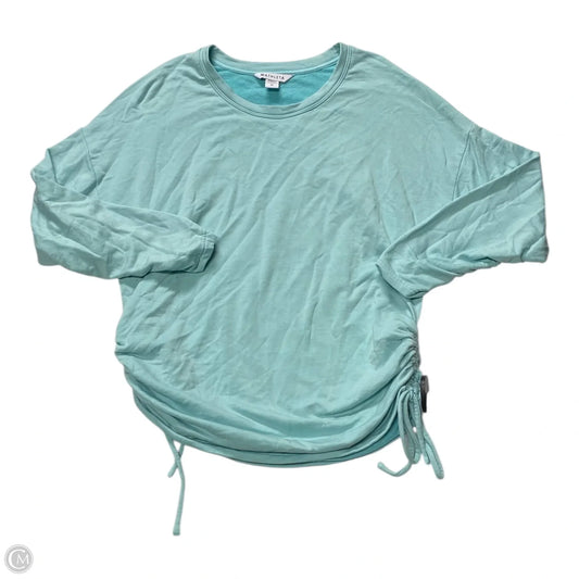 Athletic Top Long Sleeve Crewneck By Athleta In Teal, Size: M
