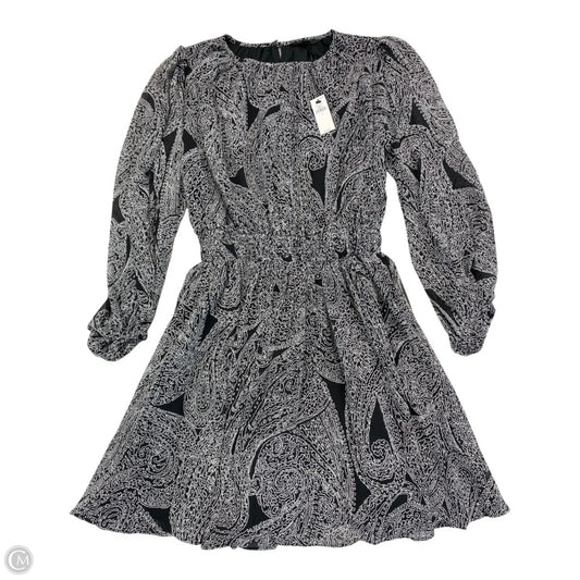 Dress Party Short By Banana Republic In Black & Grey, Size: S