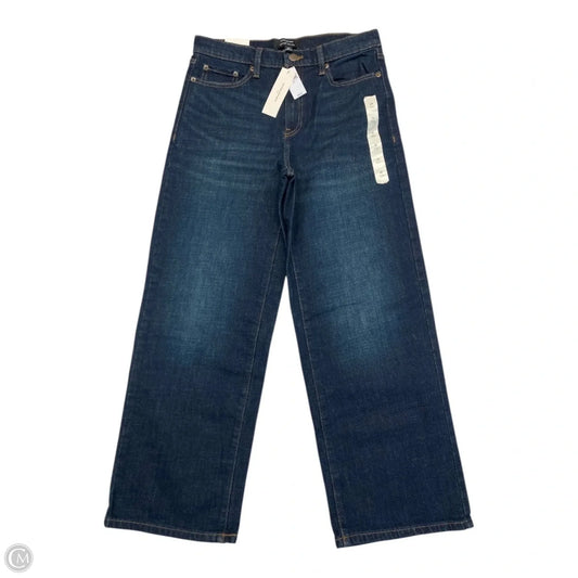 Jeans Straight By Banana Republic In Blue Denim, Size: 6