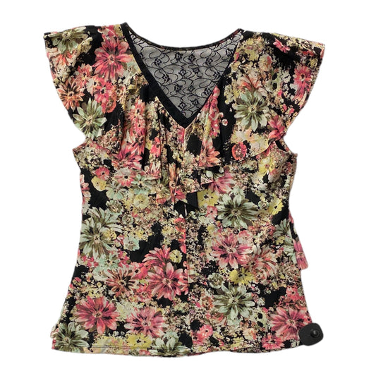 Floral Print Top Sleeveless Style And Company, Size L
