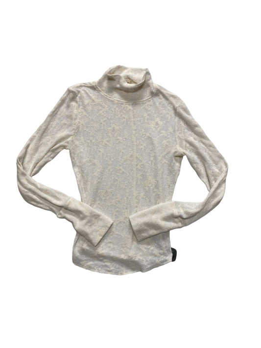 White Top Long Sleeve Free People, Size S