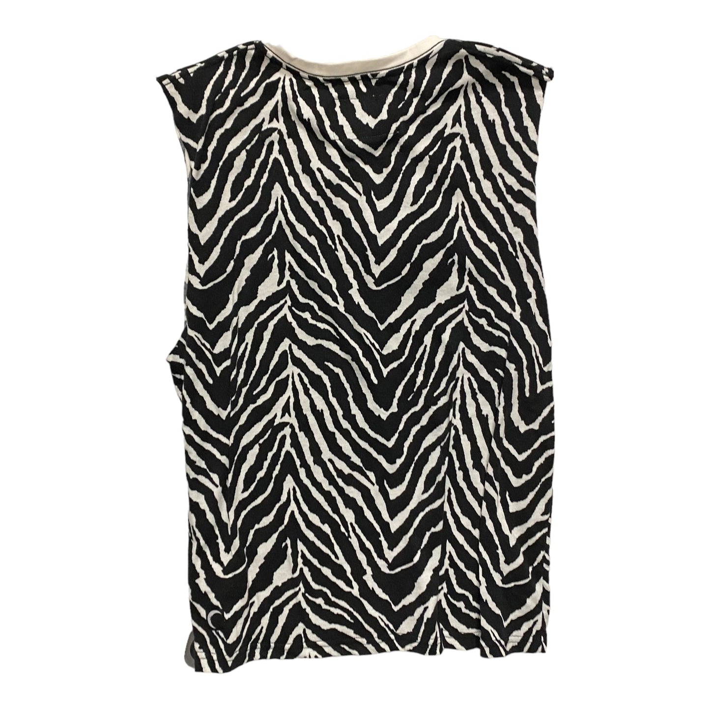 Athletic Tank Top By Zyia In Zebra Print, Size: L