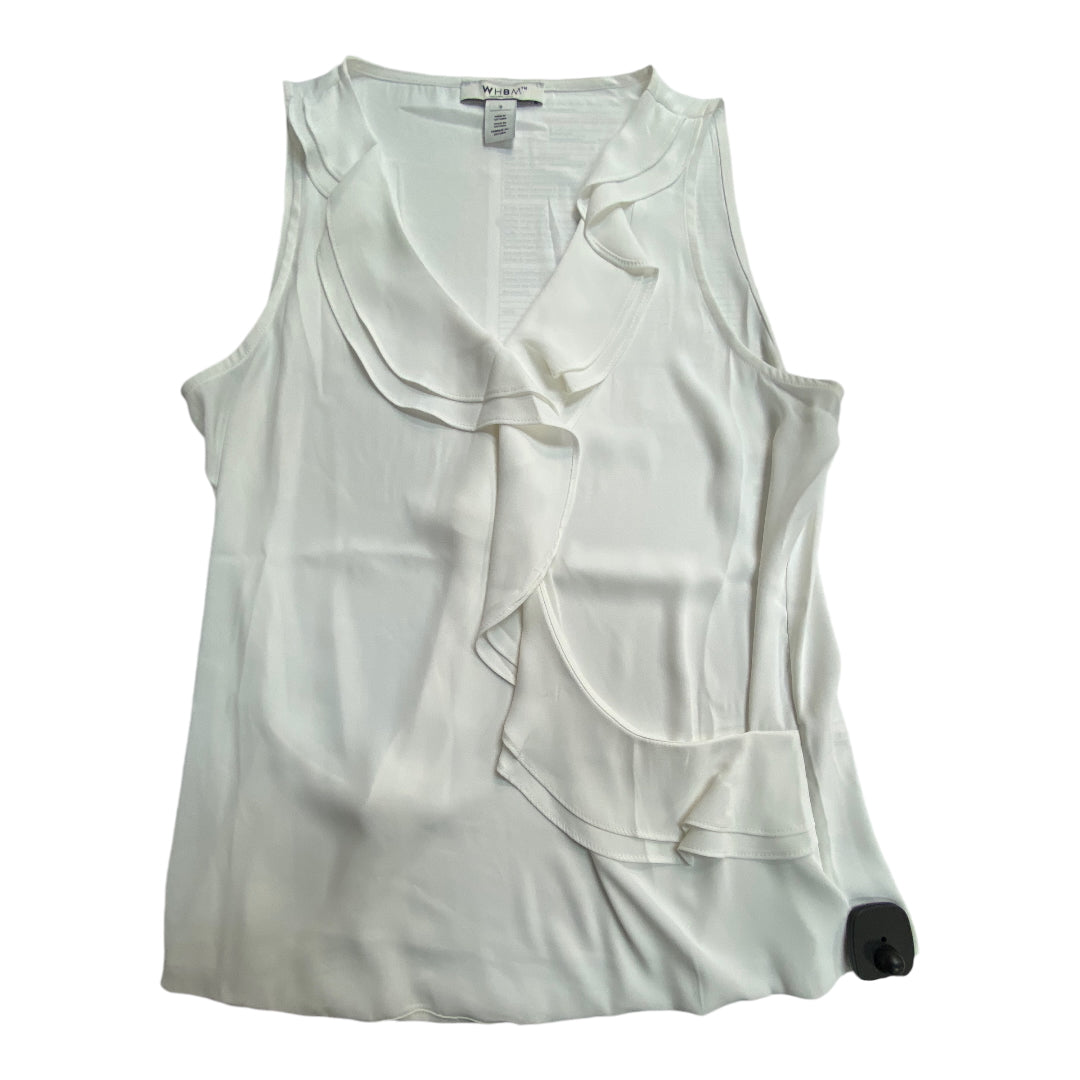 Top Sleeveless By White House Black Market In White, Size: S