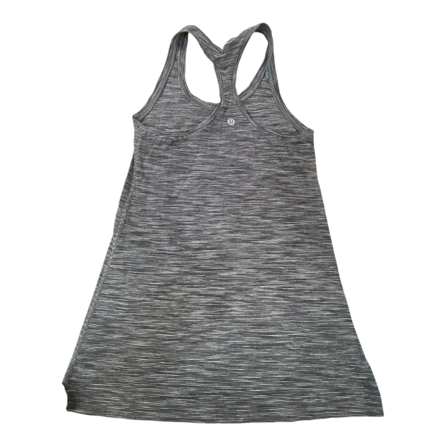 Athletic Tank Top By Lululemon In Grey & White, Size: S