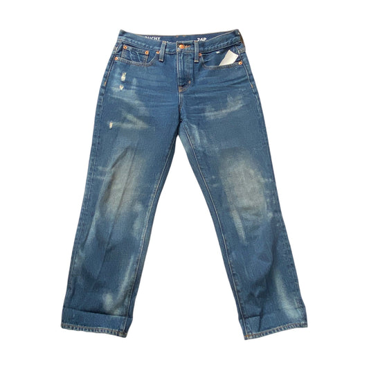 Jeans Straight By J. Crew In Blue Denim, Size: 2p