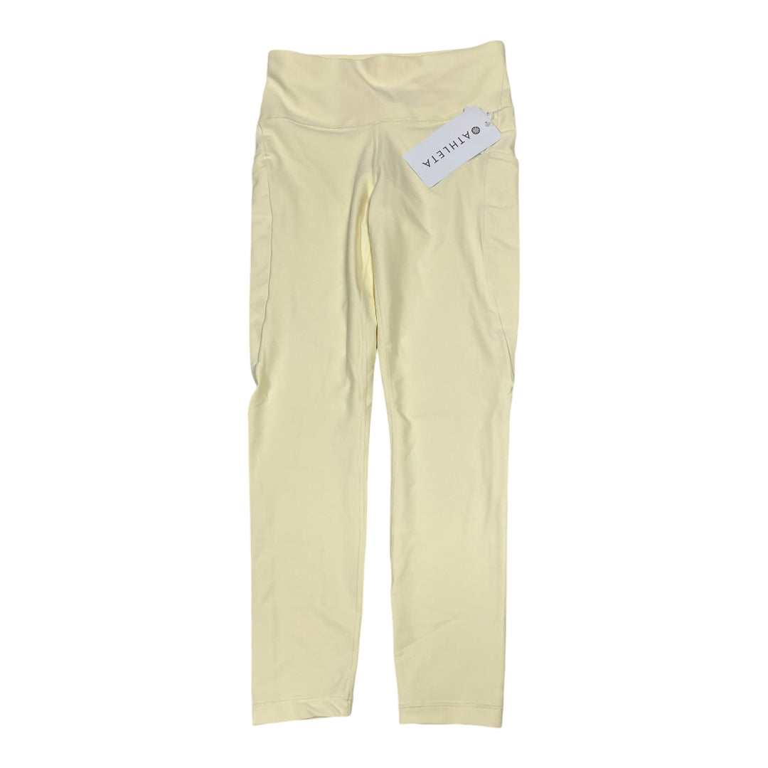 Athletic Leggings Capris By Athleta In Yellow, Size: S