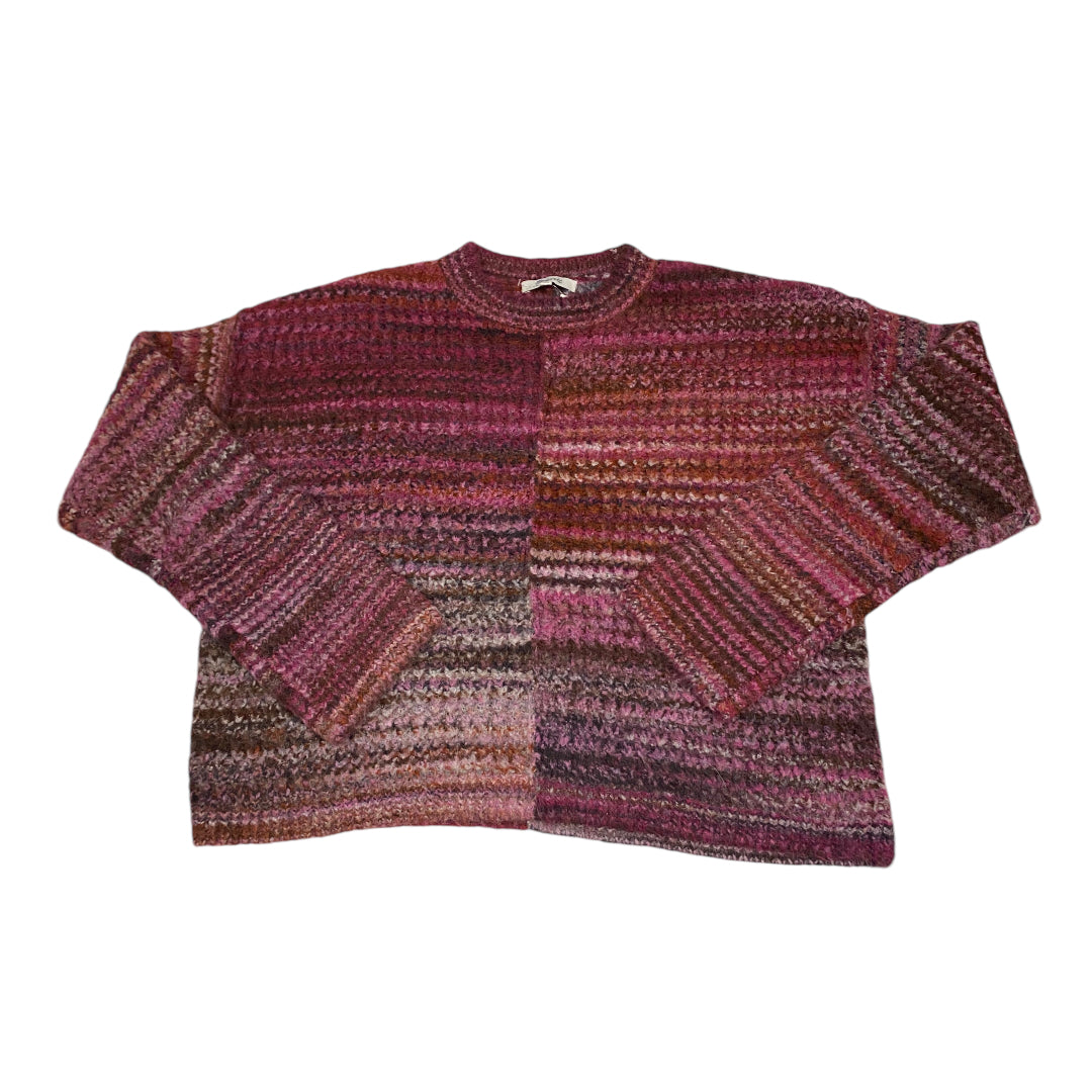 Sweater By Madewell In Pink & Purple, Size: M