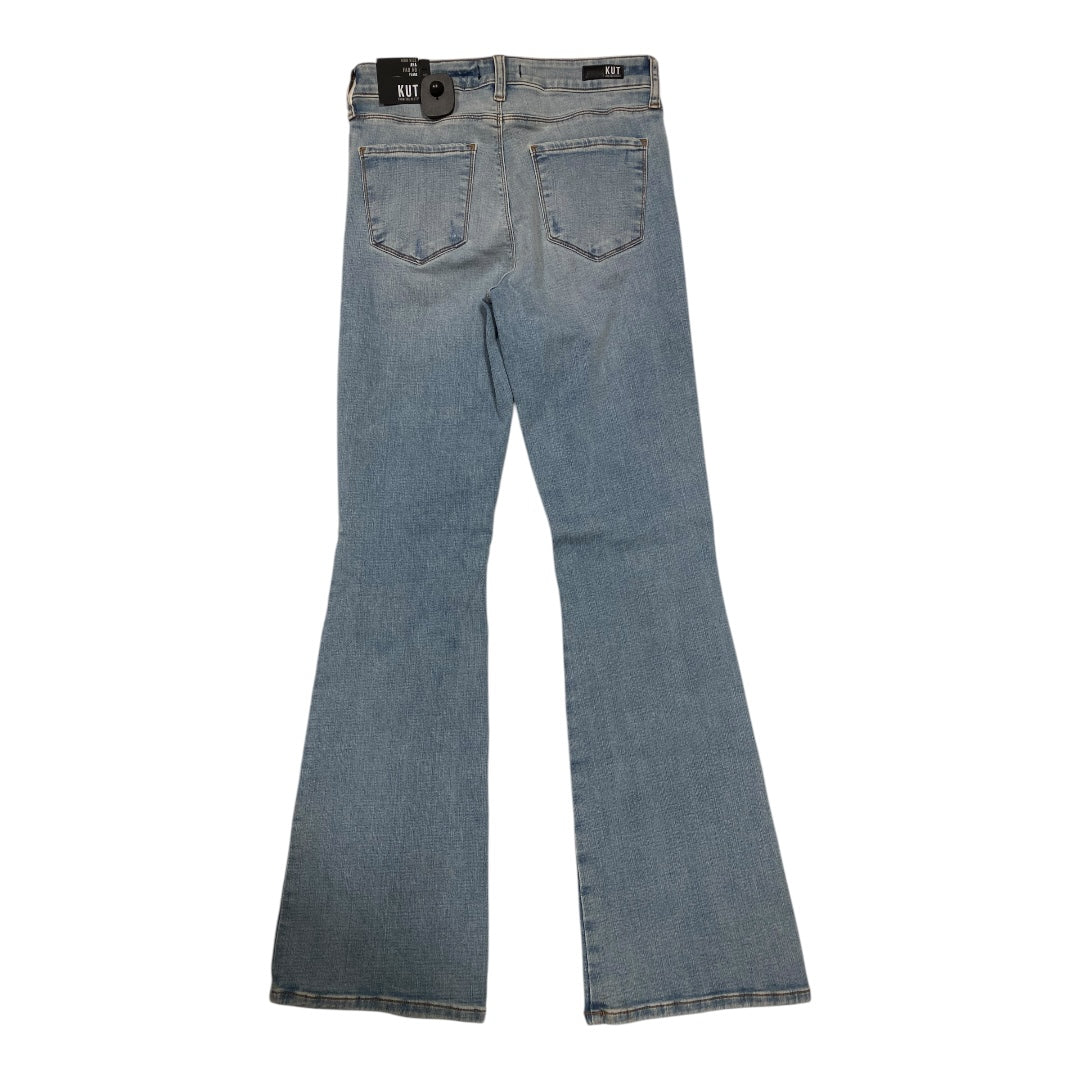 Jeans Flared By Kut In Blue Denim, Size: 4