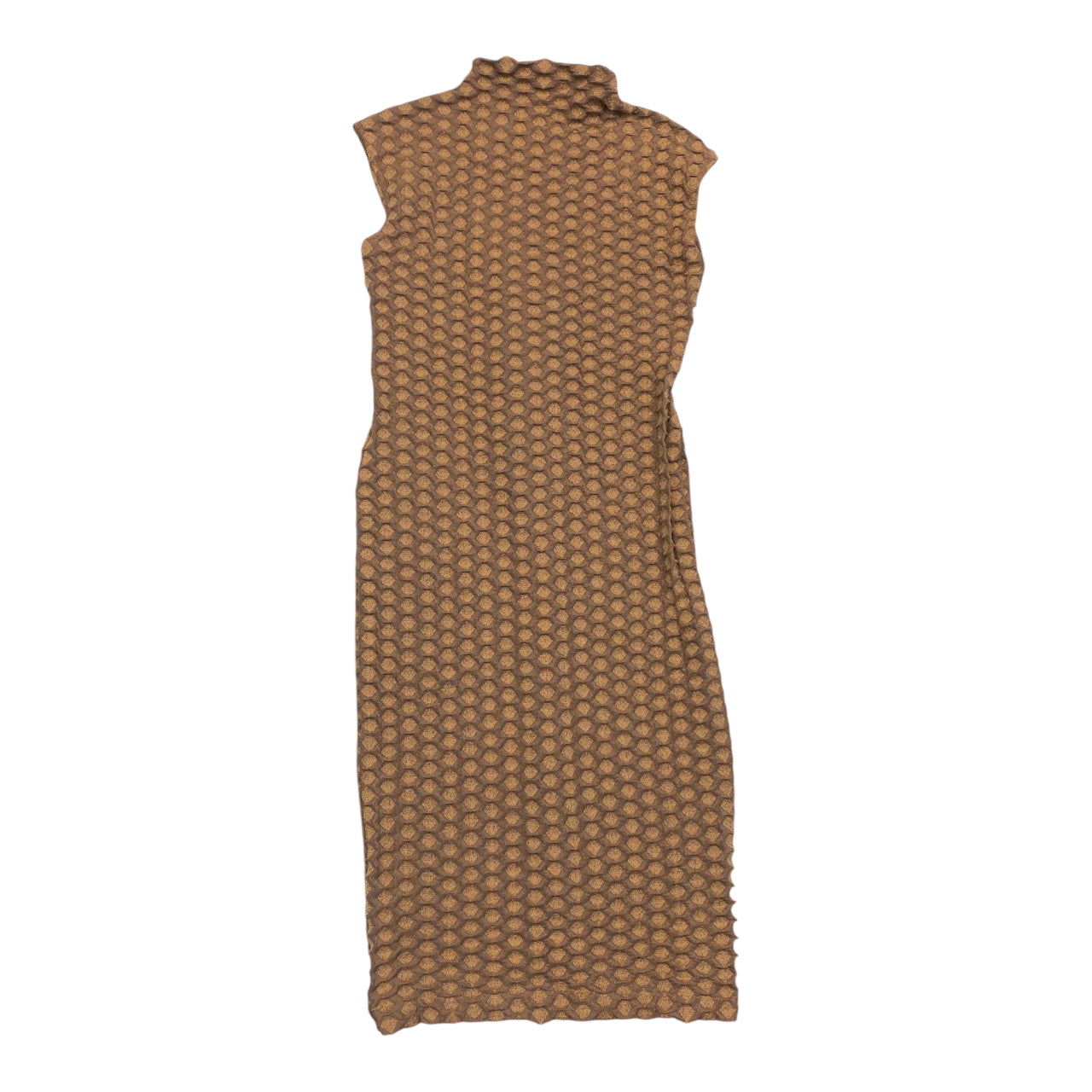 Dress Party Midi By Zara In Taupe, Size: M