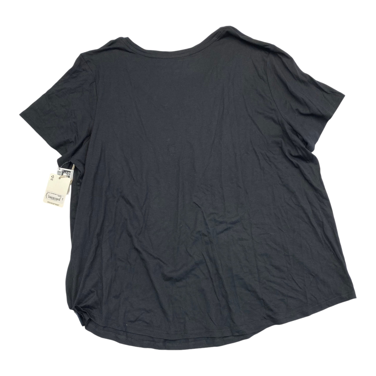 Top Short Sleeve Basic By Ana In Black, Size: 2x