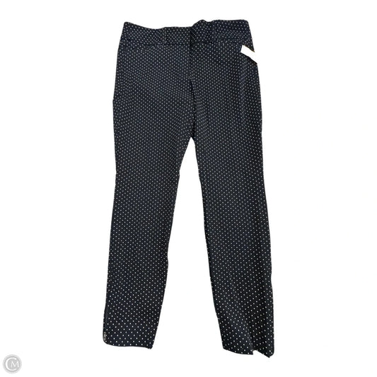 Pants Cropped By Loft In Polkadot Pattern, Size: 6