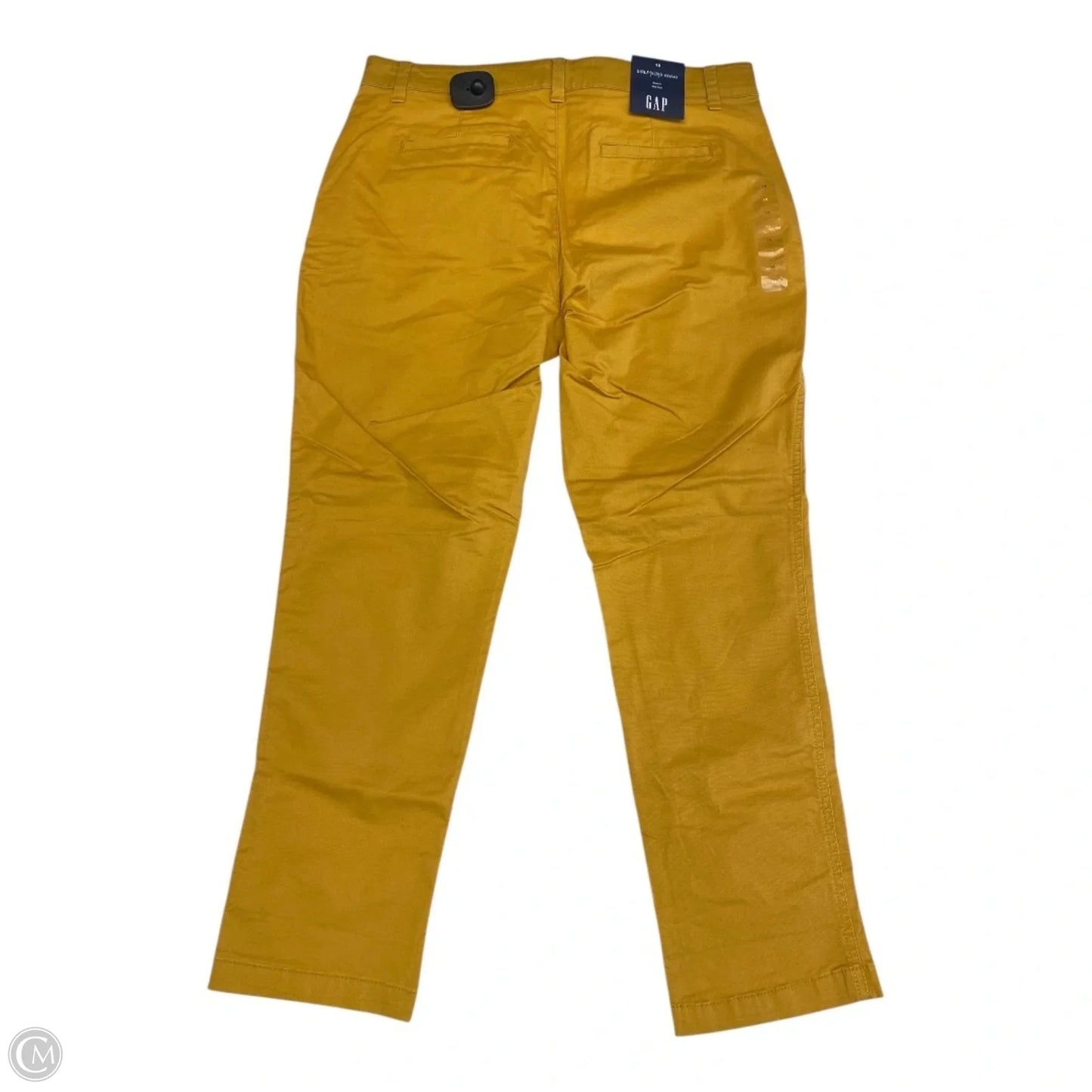 Pants Cropped By Gap In Gold, Size: 10
