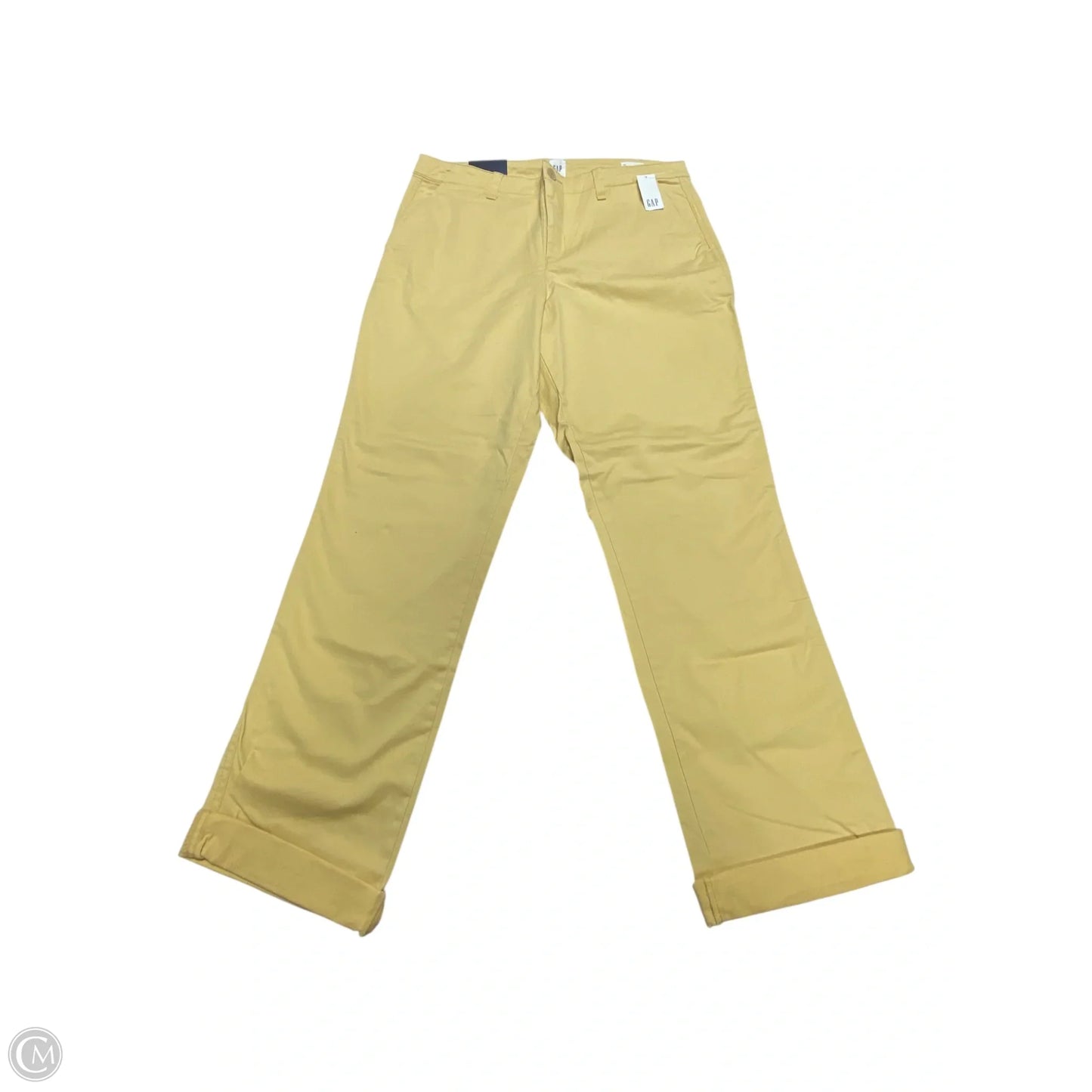 Pants Cropped By Gap In Yellow, Size: 10