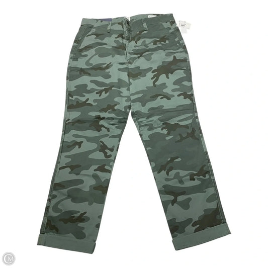 Pants Cropped By Gap In Camouflage Print, Size: 10