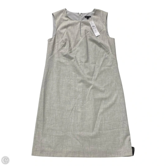 Dress Casual Midi By Ann Taylor In Grey, Size: 4