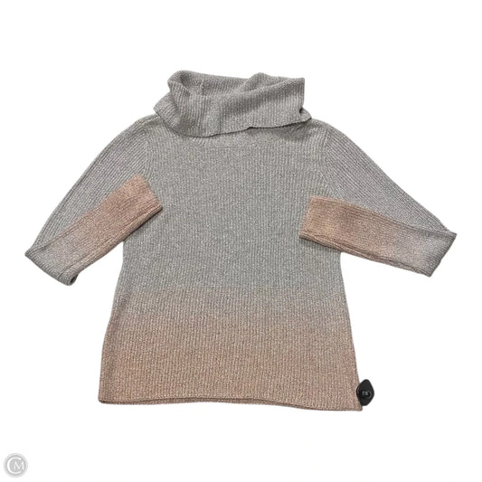 Sweater By White House Black Market In Grey & Pink, Size: M