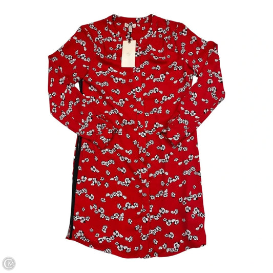 Dress Casual Midi By Lila Rose In Red & White, Size: 4