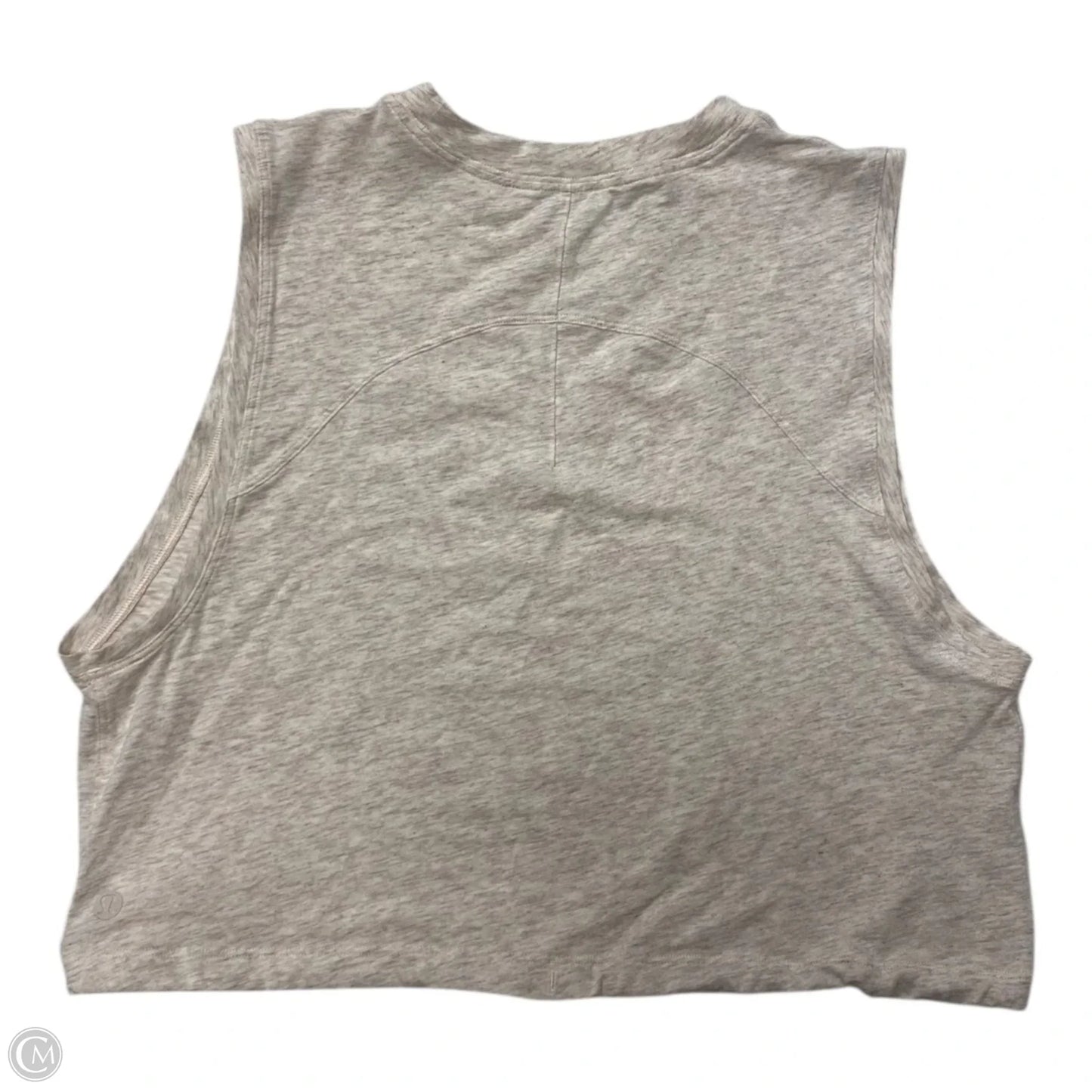 Athletic Tank Top By Lululemon In Cream, Size: Xs