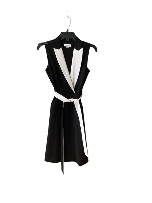 Black & White Dress Work Calvin Klein, Size 6petite